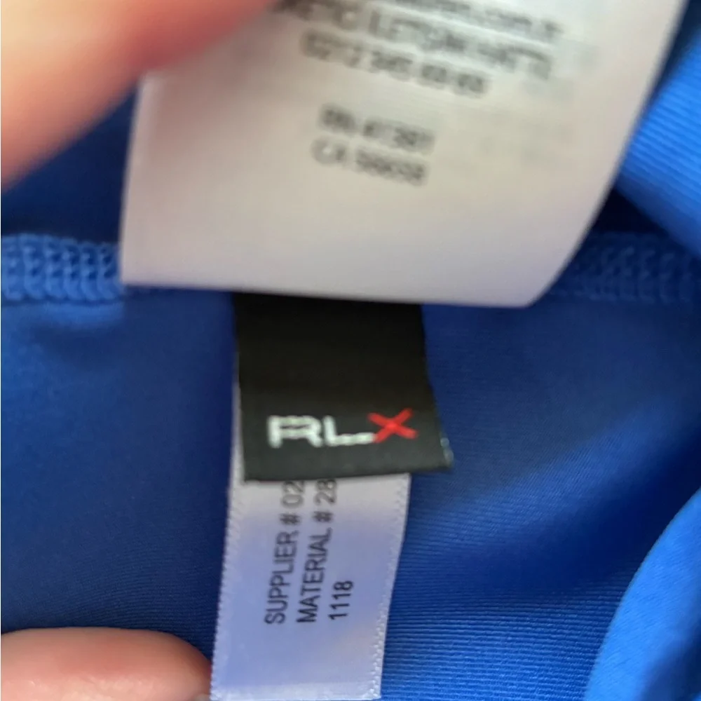 RLX Ralph Lauren Golf Concept 1 Blue Multi Skort Skirt Womens $148 athleisure M